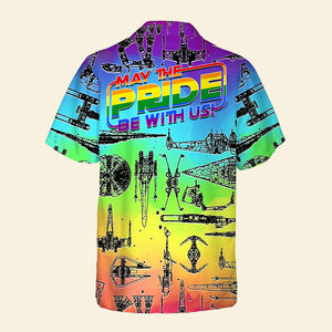 LGBT May The Pride Be With Us Hawaiian Shirt 01qhqn150623 - Hawaiian Shirts - GoDuckee