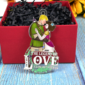 Personalized Gifts For Couple Keychain 07qhtn241224hg Gaming Couple Love Legend - Keychains - GoDuckee