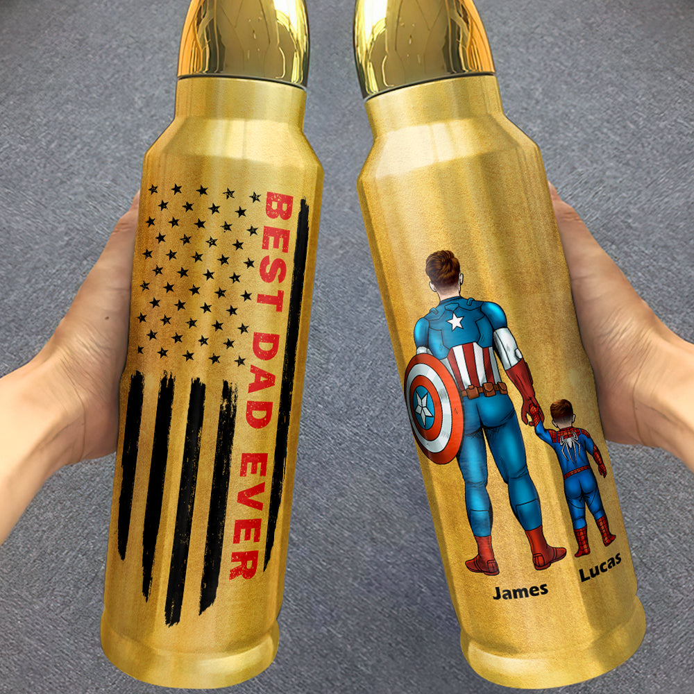 Personalized Gifts For Dad Bullet Tumbler 03natn140524pa Father's Day - Tumbler Cups - GoDuckee