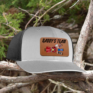 Personalized Gifts For Dad Leather Patch Cap 02ACQN210524HA Father's Day - Caps - GoDuckee