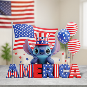 Independence Day Acrylic Plaque - Personalized Gifts For Americans 04ohpu050625 - Shaped Plaques - GoDuckee