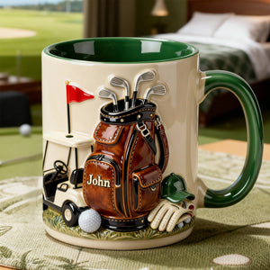 On The Course Golf Coffee Mug - Personalized Gift For Golfers 05HYMG050126 - Coffee Mug - GoDuckee