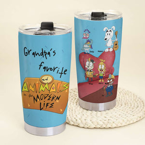 Personalized Gifts For Grandpa Tumbler 03HTMH290524 - Tumbler Cups - GoDuckee