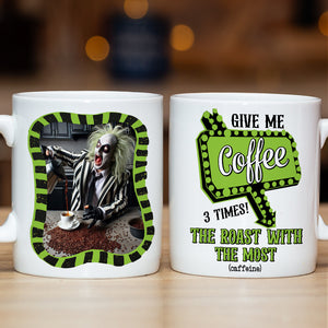 Personalized Gift For Horror Fans Coffee Addict Mug 03qhtn050924 - Coffee Mug - GoDuckee