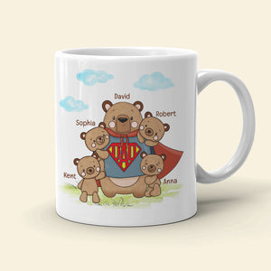 Bear Dad DR-WHM-03NAQN250423HA Personalized Coffee Mug - Coffee Mug - GoDuckee