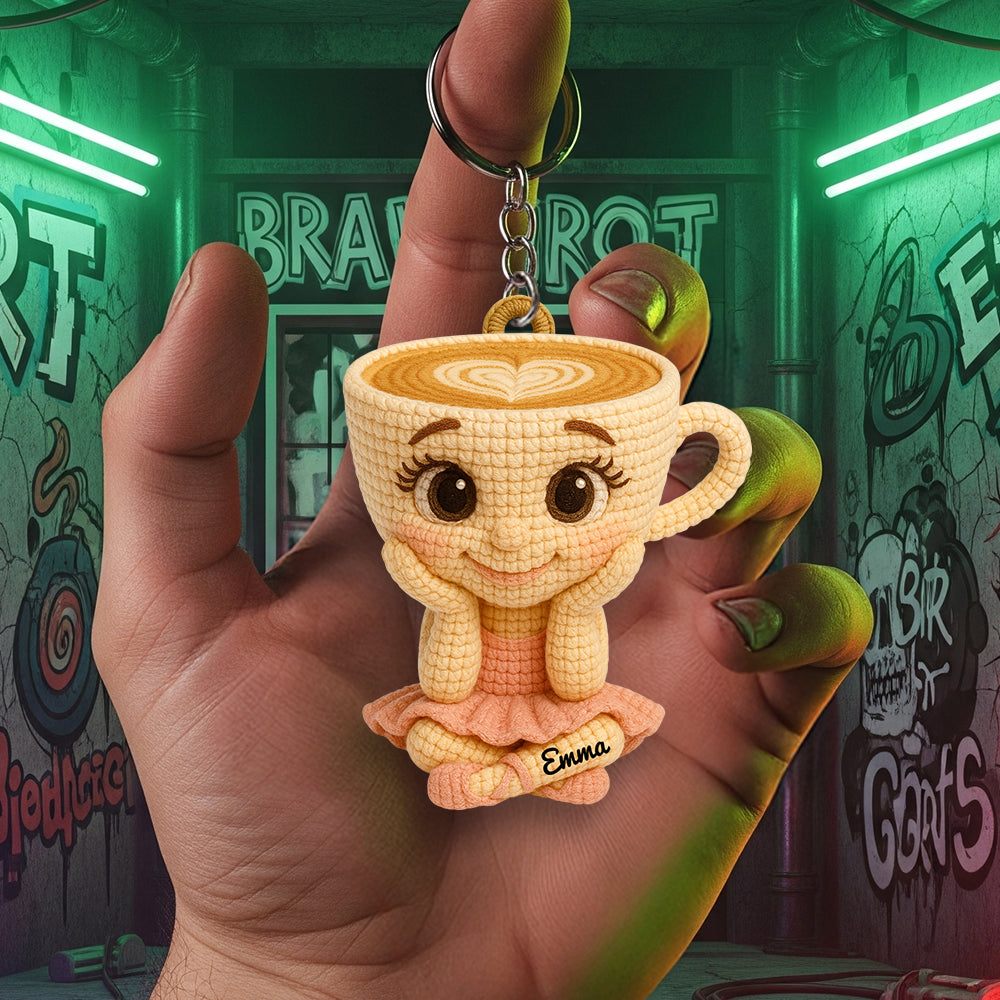 Funny Crochet - Keychain Personalized Gifts For Fans 04PGDT280725 - Keychains - GoDuckee