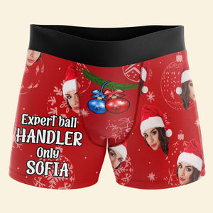 Personalized Gifts For Him Man Boxer, Expert Ball Handler 01QHMH300924 - Boxer Briefs - GoDuckee