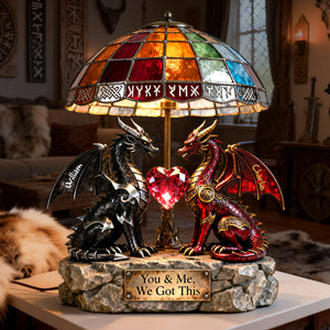 Viking Couple Light Box Personalized Gifts For Couple 05PGLU070226 - Light Box - GoDuckee