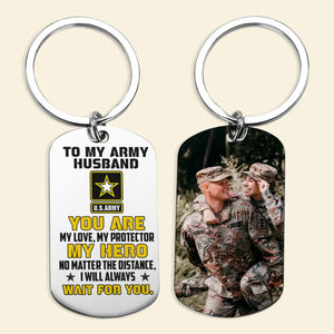 Personalized Gifts For Veteran Keychain 04DGTN020724 - Keychains - GoDuckee