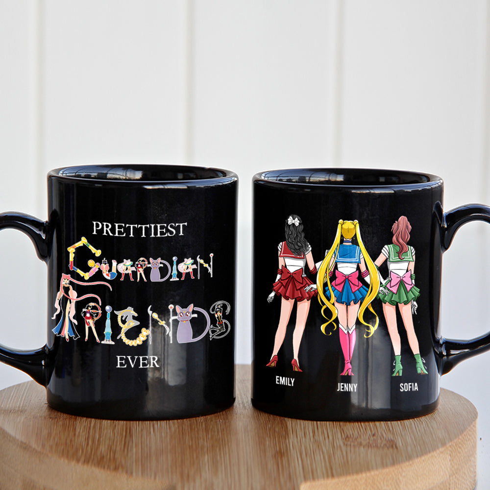 Personalized Gifts For Friends Coffee Mug Prettiest Guardian Friends Ever 01OHMH220224HH - Coffee Mugs - GoDuckee