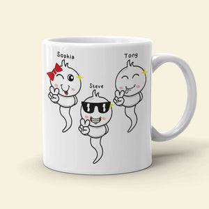 Dad Best Sperm Donor Ever Personalized Coffee Mug - Coffee Mug - GoDuckee