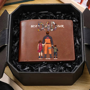 Personalized Gifts For Dad PU Leather Wallet 08QHQN040524PA Father's Day - PU Leather Wallet - GoDuckee