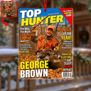 Custom Photo Gifts For Hunting Lovers Christmas Ornament 05huqn040926 - Ornament - GoDuckee