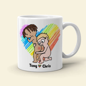 Couple Congrats On Being My Boo 01htpo090623hh Personalized Coffee Mug - Coffee Mug - GoDuckee