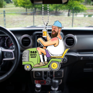 Personalized Gifts For Dad Car Ornament 01hupu200224 Father's Day - Ornaments - GoDuckee