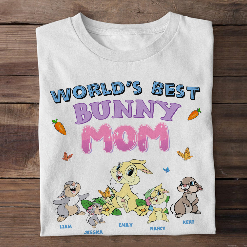 Personalized Gifts For Mom Shirt World's Best Bunny Mom 04HTPU050224 Easter's Day Gifts - 2D Shirts - GoDuckee