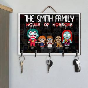 Personalized Gift For Family 2 Layers Wood Key Hanger 03OHMH070624HA - Wood Sign - GoDuckee