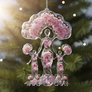 Gracefully Elegant Mom Tree Of Life Ornament, Personalized Gifts For Mom 01qhlu011025 - Ornament - GoDuckee