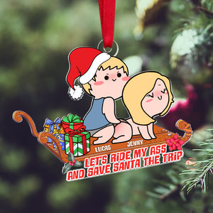 Personalized Gifts For Couple Christmas Ornament 04ohtn170924hh - Ornament - GoDuckee