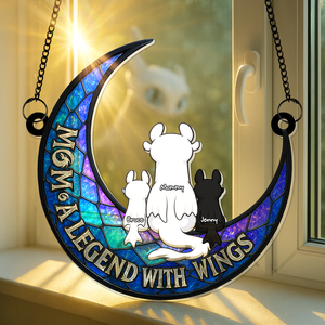 Dragon Mom Suncatcher - Personalized Gift For Mother 01TGLU170425 - Ornament - GoDuckee