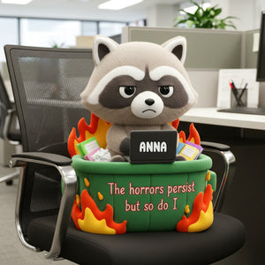 Workday Raccoon Adventures Pillow - Personalized Gifts For Coworkers 06NATN151125 - Pillow - GoDuckee