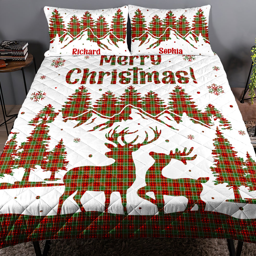 Personalized Gifts For Couple Quilt Bed Set 03qnqn011124 - Blanket - GoDuckee