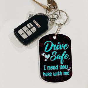 I Need You Here With Me-Personalized Keychain- Gift For Couple- Funny Couple Keychain - Keychains - GoDuckee