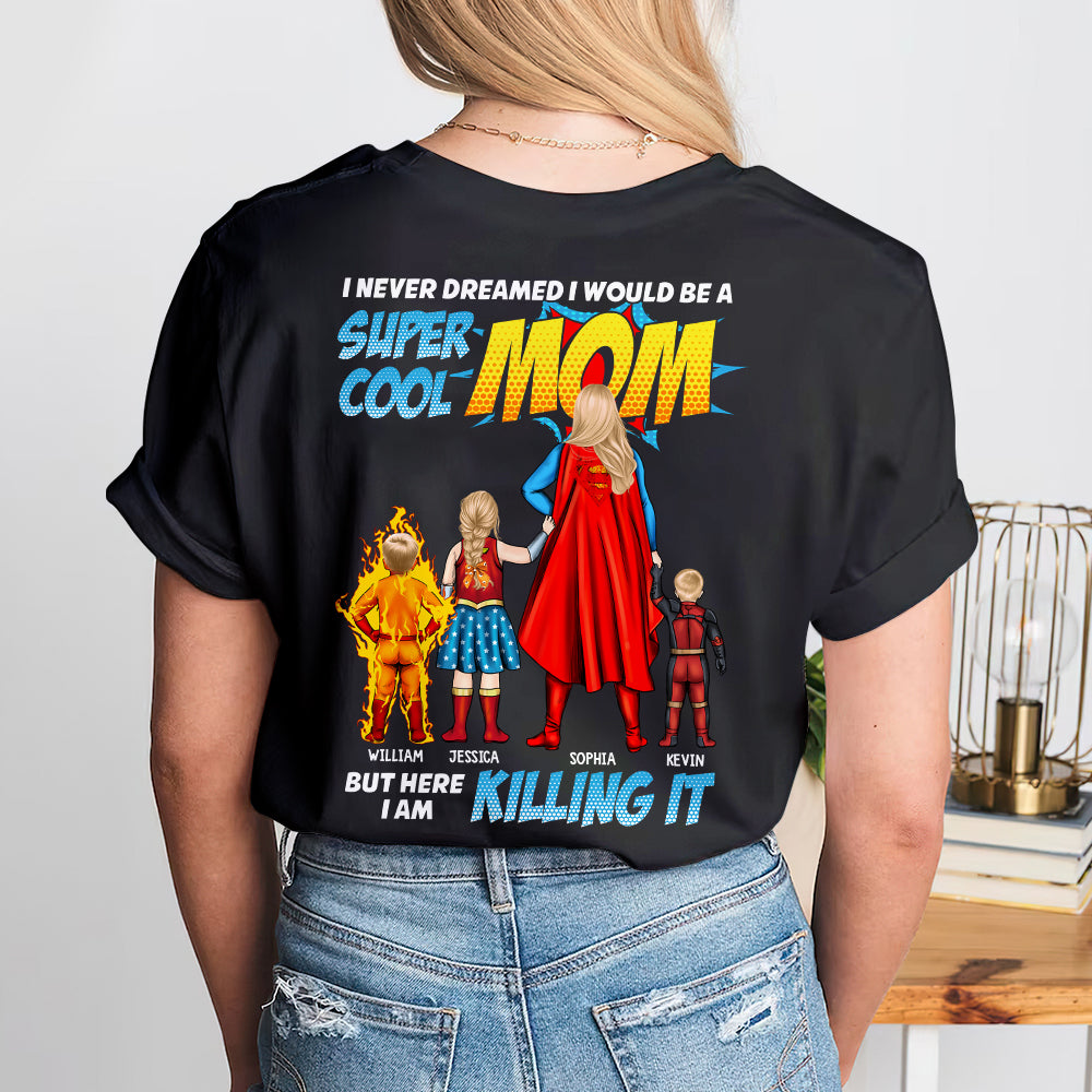 Personalized Gifts For Mom Shirt Super Cool Mom 05acdt030424pa