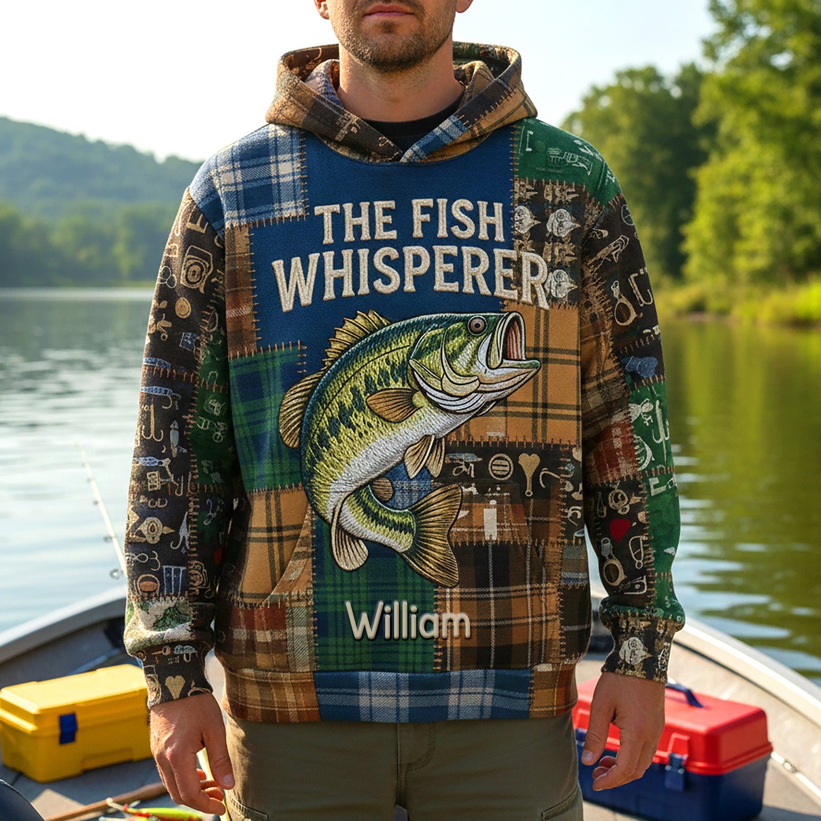 The Fish Whisperer 3D Shirt - Personalized Gifts For Fishing Lovers 03tgmg211125 - AOP Products - GoDuckee