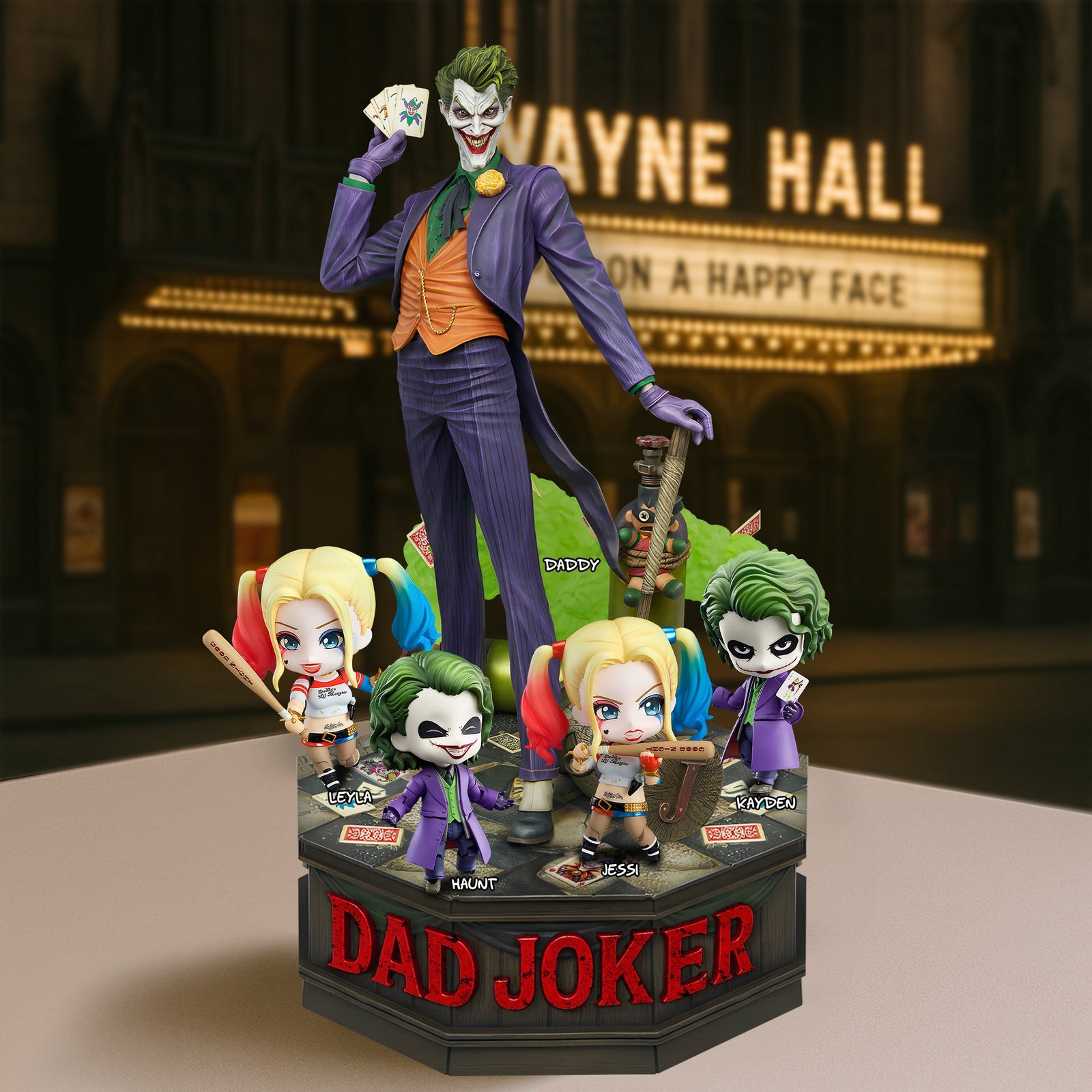 Clown Dad Acrylic Plaque - Personalized Gifts For Father 01HULU150525 - Shaped Plaques - GoDuckee