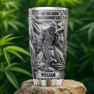 Smoking Sasquatch 20oz Tumbler - Personalized Gifts For Stoners 05TGLU210625 - Tumbler Cup - GoDuckee