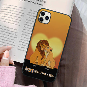 Personalized Gifts for Couple, Lion Couple Love Will Find A Way Phone Case 03TOLU170824HG - Phone Case - GoDuckee