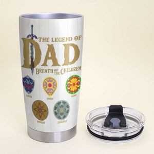 Dad The Legend Of Dad 02naqn300523 Personalized Tumbler - Tumbler Cup - GoDuckee