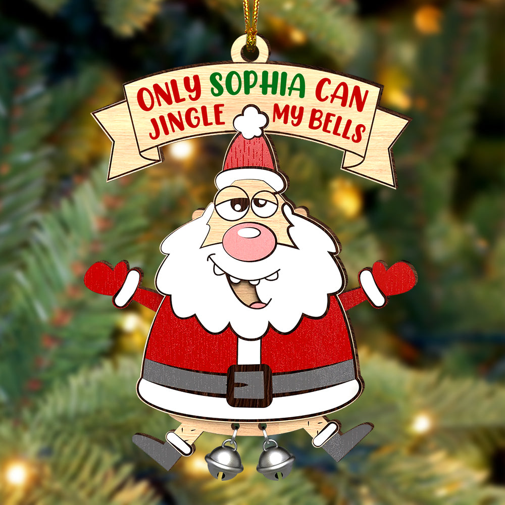 Personalized Gifts For Christmas Ornament Naughty Santa 06ACQN180924 - Ornament - GoDuckee