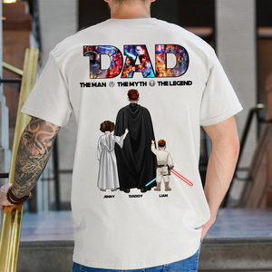 The Galaxy Dad Shirt - Personalized Gifts For Dad 01HUPU270525HHHG - Shirts - GoDuckee