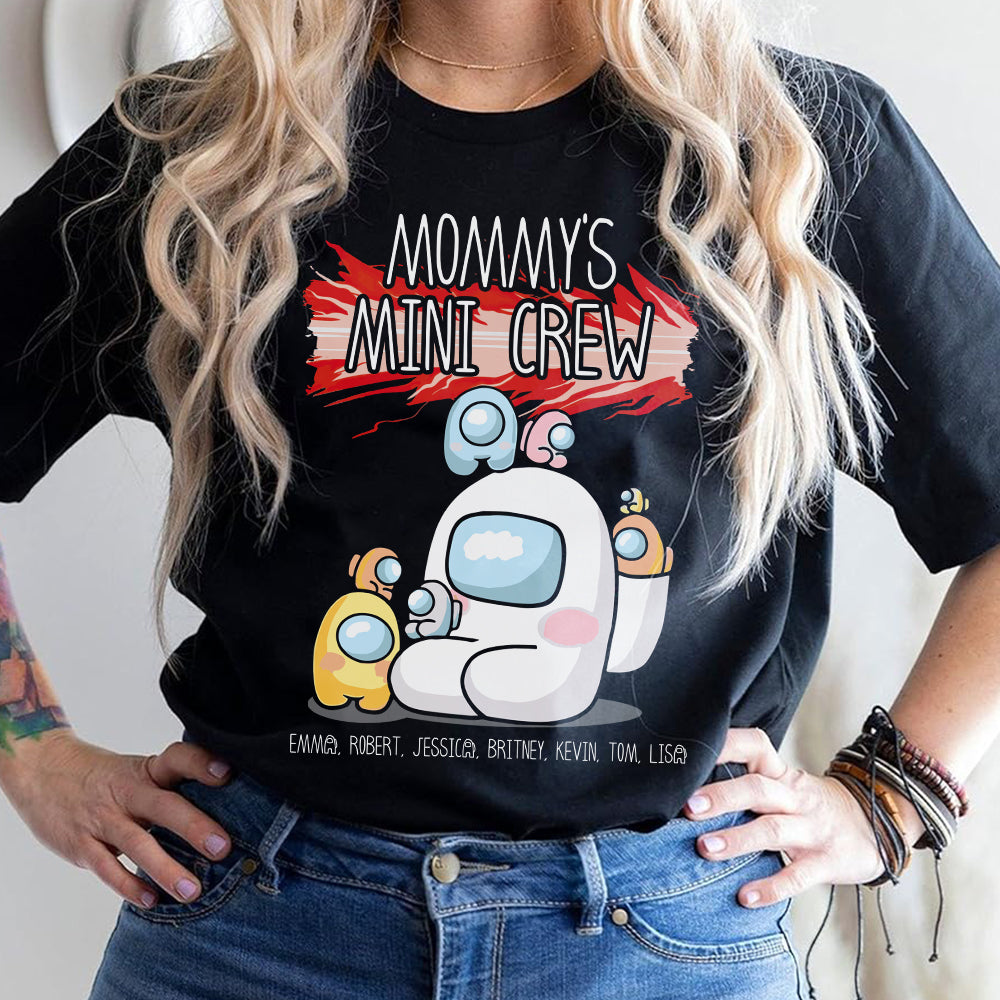 Personalized Gifts For Mom Shirt Mommy's Mini Crew 04KADT260224 - 2D Shirts - GoDuckee