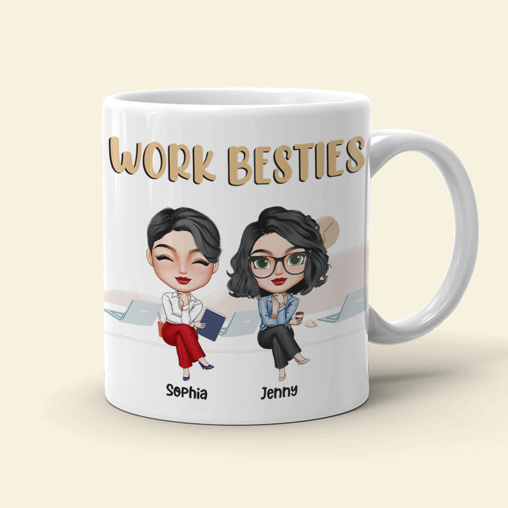 Coffee Mug “Is It Friday Yet?” TGIF Office Mug Background Decor Cartoon