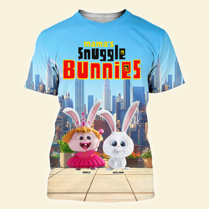 Personalized Gifts For Mom 3D Shirt, Snuggle Bunny 08tgqn210225 - AOP Products - GoDuckee