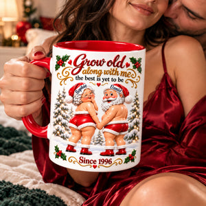 Santa Old Couple Accent Mug - Personalized Christmas Gifts For Couple 04nalu201026
