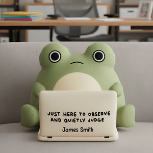 Frog Coworker Pillow Personalized Gifts For Coworker 07KIDT201125 - Pillow - GoDuckee