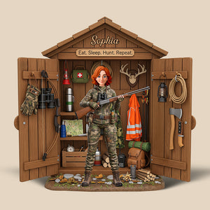 Hunting Acrylic Plaque - Personalized Gifts For Hunters 02ohqn230625 - Shaped Plaques - GoDuckee
