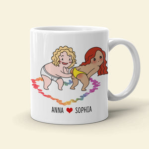 I Just Want To Slap Your Butt For Any Reason, Funny Personalized Couple Coffee Mug, Gift For Him/Her - Coffee Mug - GoDuckee