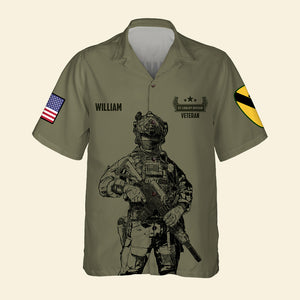 I Walked The Walk, Personalized Hawaiian Shirt, Soldier War, Gift For Soldier 09qnqn140623 - Hawaiian Shirts - GoDuckee