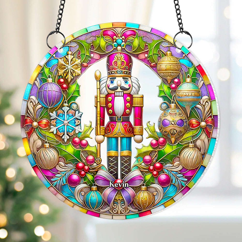 Personalized Gifts Colorful Nutcracker Acrylic Suncatcher Ornament 05ACDT040924 - Ornament - GoDuckee