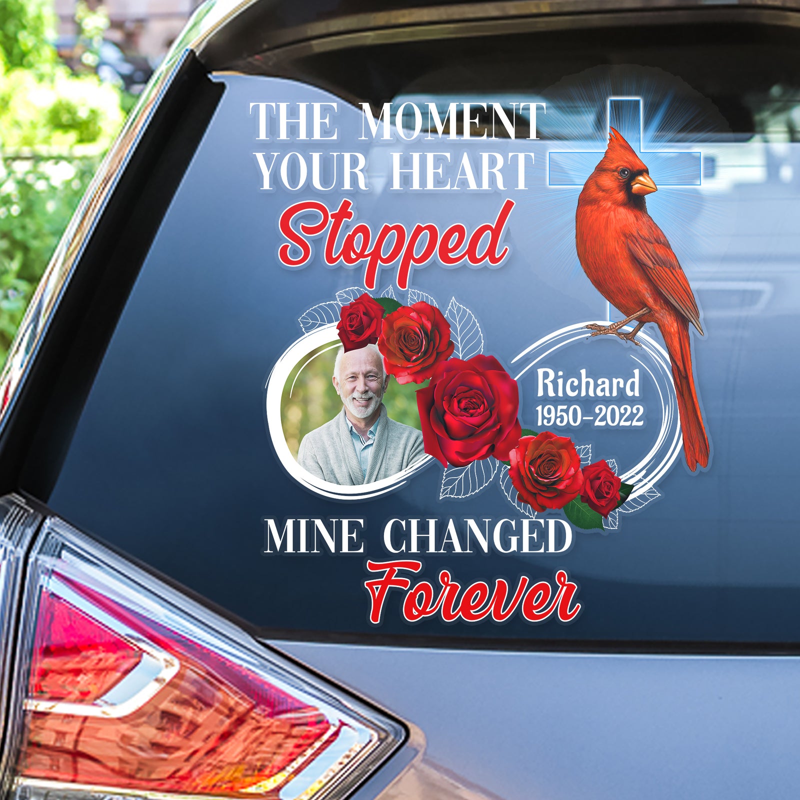 Custom Photo Memorial Decal 05acqn110624 - Home Decor - GoDuckee