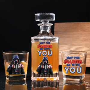 Independence Day Decanter Set - Personalized Gift For Americans 04OHLU100625 - Whiskey Bottle - GoDuckee