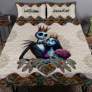 Personalized Gifts For Couple Quilt Bed Set 05qnqn051124 - Blanket - GoDuckee