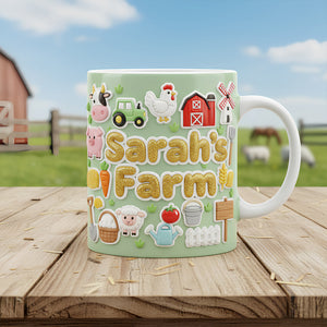 Cute Country Life Mug Personalized Gifts For Farmers 07HYDT161225 - Coffee Mug - GoDuckee