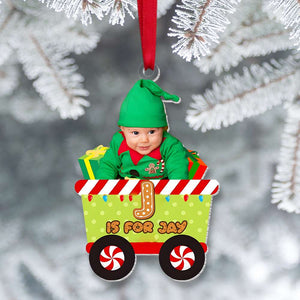 Custom Photo Gifts For Kid Ornament Acrylic Christmas 02XQMH280924 - Ornament - GoDuckee