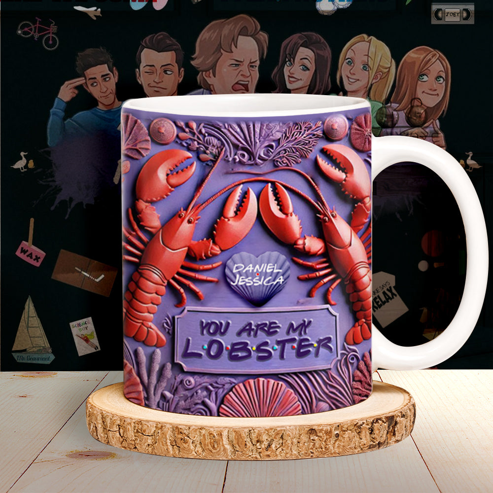 Personalized Gifts For Couple Mug, Lobster Couple 03QHLU101224 - Coffee Mug - GoDuckee